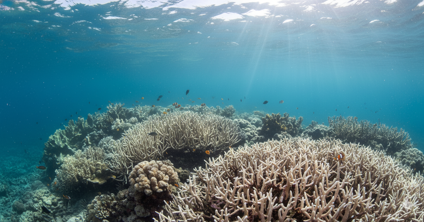 Heron Island coral reef field work